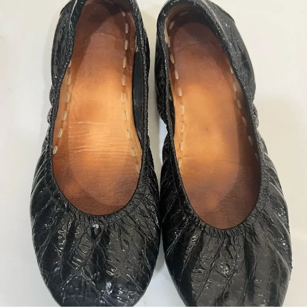 Tieks Obsidian Black Patent